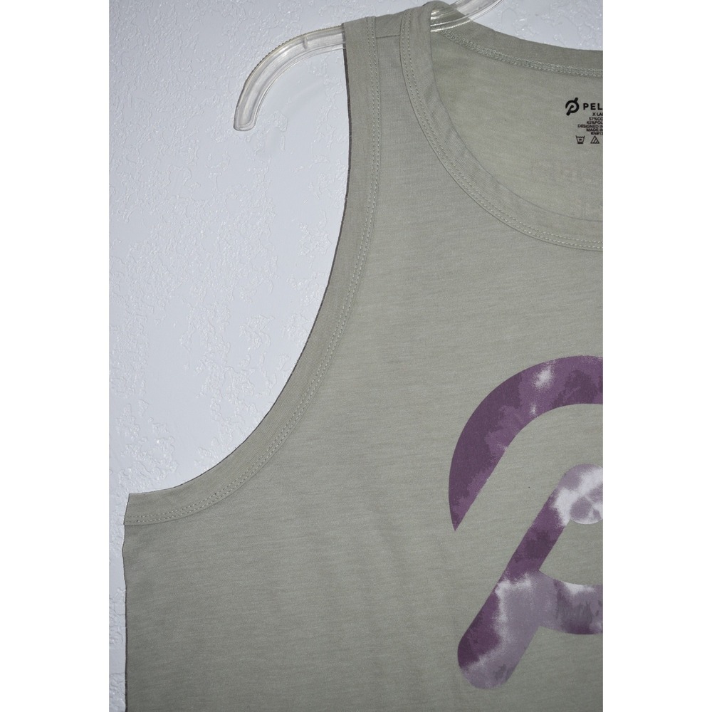 Peloton Tank Top Women XL Sage Green Go Beyond The Known Graphic Sleeveless Tee - Picture 11 of 16